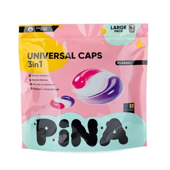 PINA veļas mazg. kapsulas 30gab "Universal"