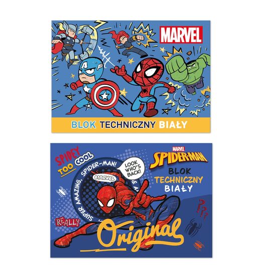 SPIDERMAN zīmēšanas albums A4, 10 lapas, 170gsm