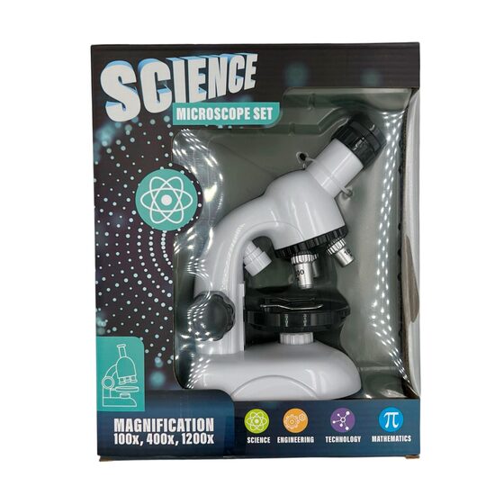 Rotaļlieta "Mikroskops" 23x11x29cm, balts