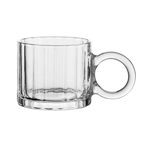 LUMIO stikla krūze 300ml, svītraina