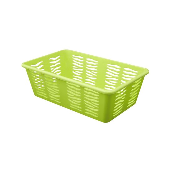 BRANQ plastmasas uzglabāšanas grozs 25x16x8cm, zaļš