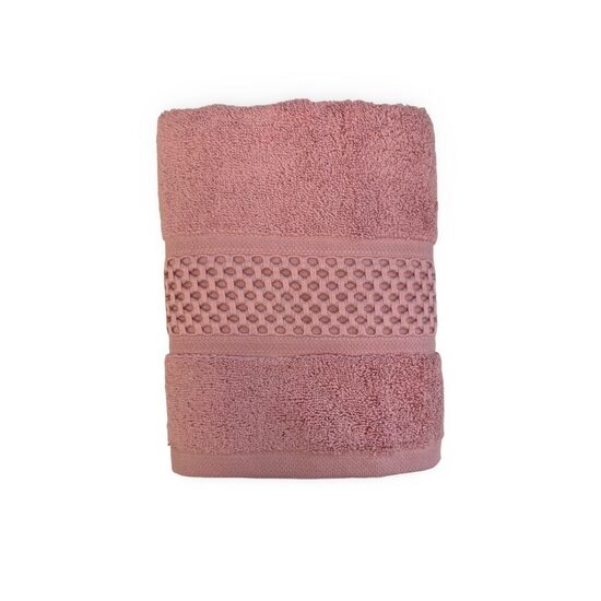 DELUXE kokvilnas frotē dvielis 50x90cm, rozā