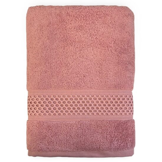 DELUXE kokvilnas frotē dvielis 70x140cm, rozā