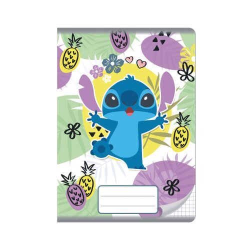 STITCH rūtiņu klade A5, 32 lapas, zaļa