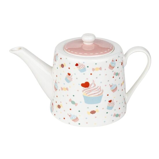 MUFFI porcelāna tējkanna 1.2L