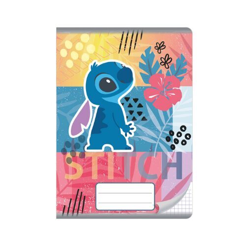 STITCH rūtiņu klade A5, 32 lapas, daudzkrāsaina