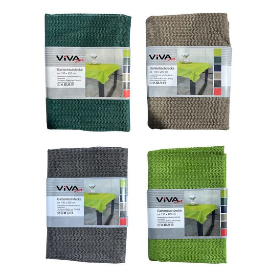 VIVA HOME ārtelpu galdauts no mīkstām LFGB putām 130x220cm