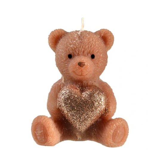 BARTEK "TEDDY" "hand-made" aromātiskā svece h7.5cm, brūna