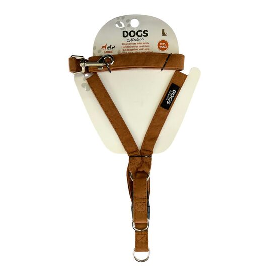 DOGS pavada, brūna, lielais izmērs