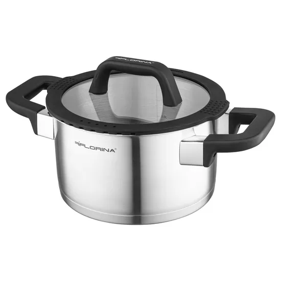 CHEF nerūsējošā tērauda katls ar vāku d18cm/2.5L