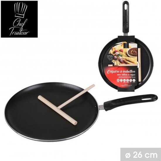 CHEF TRAITEUR pankūku panna ar indukciju d26cm