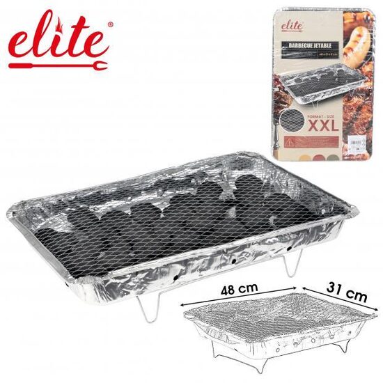 ELITE vienreizlietojamais grils XXL 48x31x6cm