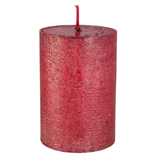 MULLER svece "Metallic" +/-32h, sarkana