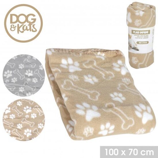 DOG & KATS pleds 100x70cm