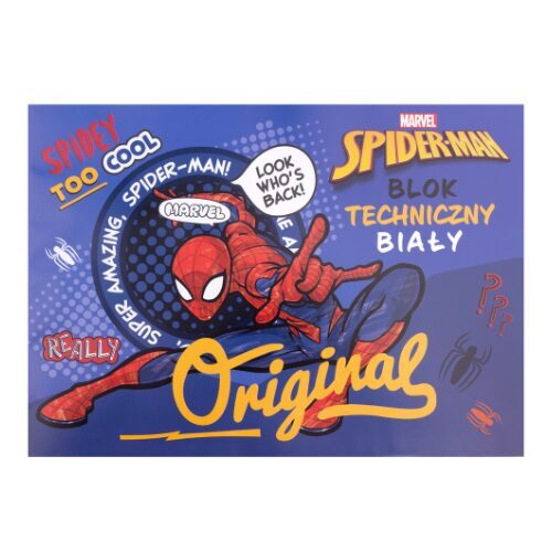 SPIDERMAN zīmēšanas albums A4, 10 lapas, 170gsm, zirnekļu cilvēks