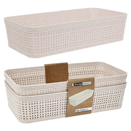EXCELLENT HOUSEWARE plastmasas grozu komplekts 2gab, 25x13x6cm