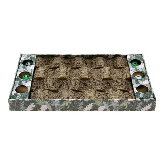 CATS nagu asināšanas aksesuārs ar bumbiņu, 45x25x5cm, tumši zaļs