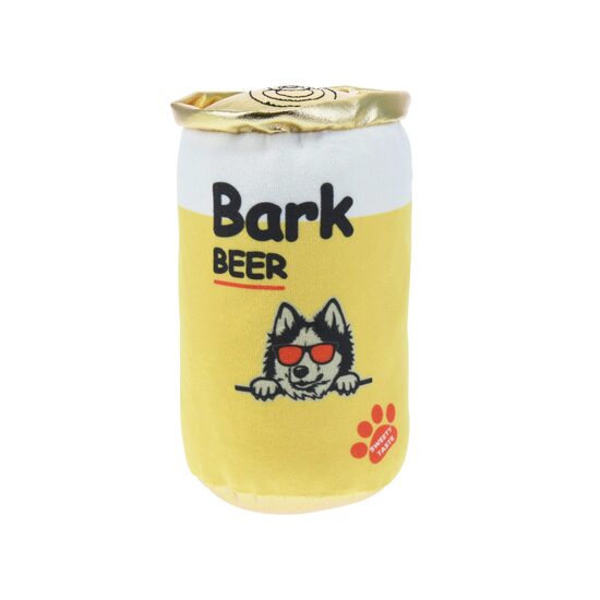 DOGS rotaļlieta 15x8x8cm, dzeltena bundža