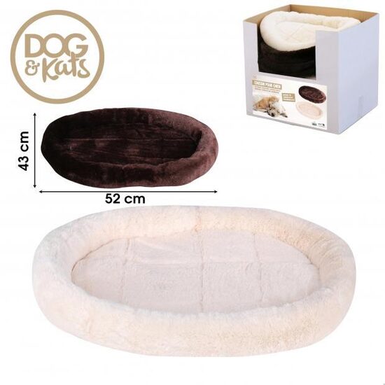 DOG & KATS gulta 52x43cm