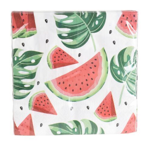 EXCELLENT HOUSEWARE salvetes 16gab, 33x33cm, arbūzi