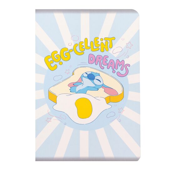 STITCH rūtiņu klade A5, 60 lapas, zila