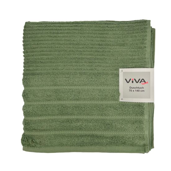 VIVA HOME "FIFI" vannas dvielis 70x140cm, 100% kokvilna, zaļš