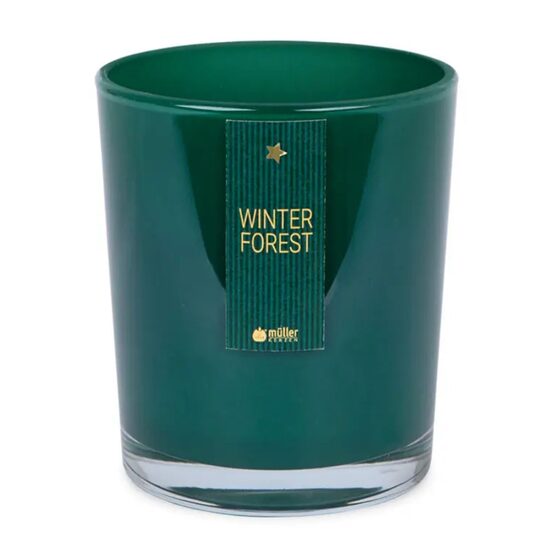 MULLER aromātiskā svece +/- 45h, sniegots mežs