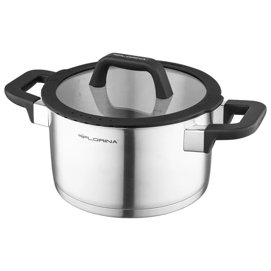 CHEF nerūsējošā tērauda katls ar vāku d20cm/3.5L