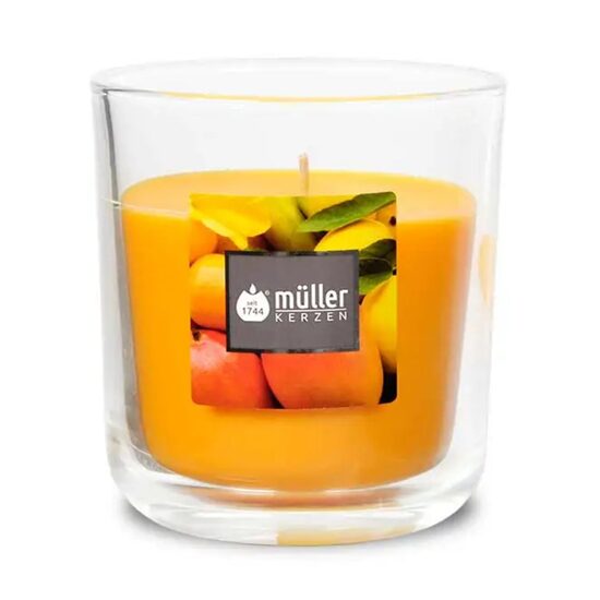 MULLER aromātiskā svece +/-30h, mango