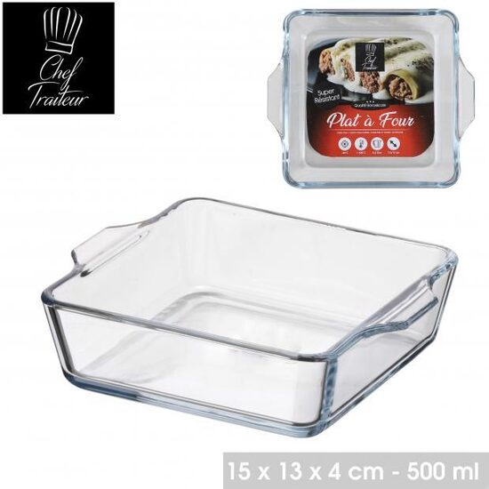 CHEF TRAITEUR stikla cepamforma 0.5L, 15x13x4cm
