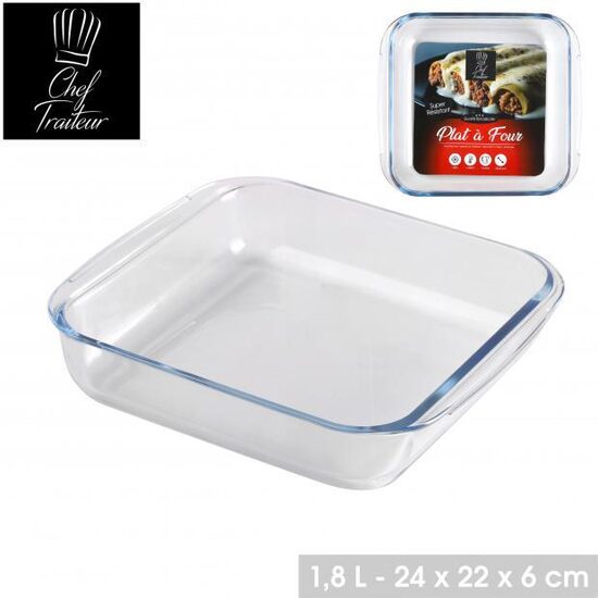 CHEF TRAITEUR stikla cepamforma 1.8L, 24x22x6cm