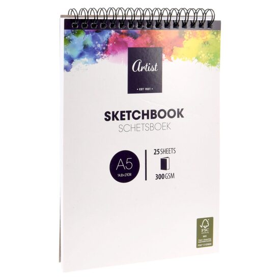 ARTIST skiču bloknots, A5, 25lpp