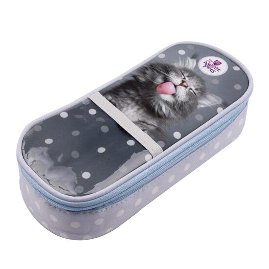 SWEET PETS penālis ar papildus kabatu no ārpuses un papildus mini iekšpuses nodaļu