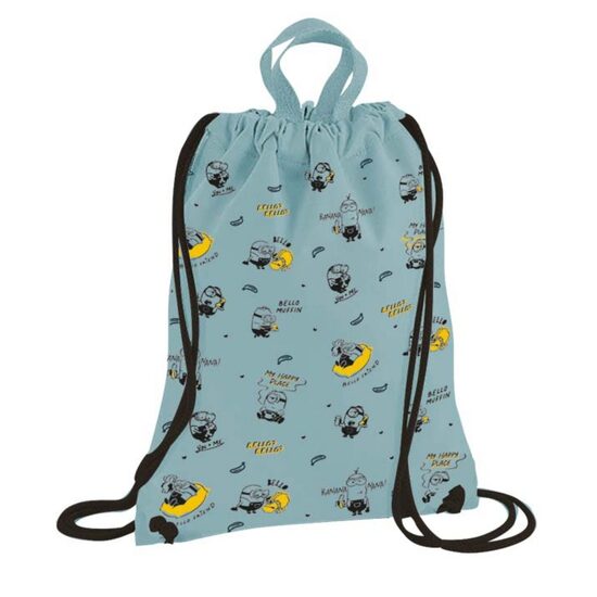 MINIONS PREMIUM sporta apģērba un apavu maisiņš