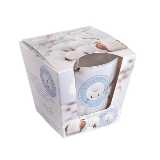 BARTEK "FRESH COTTON" aromātiskā svece +/-30h