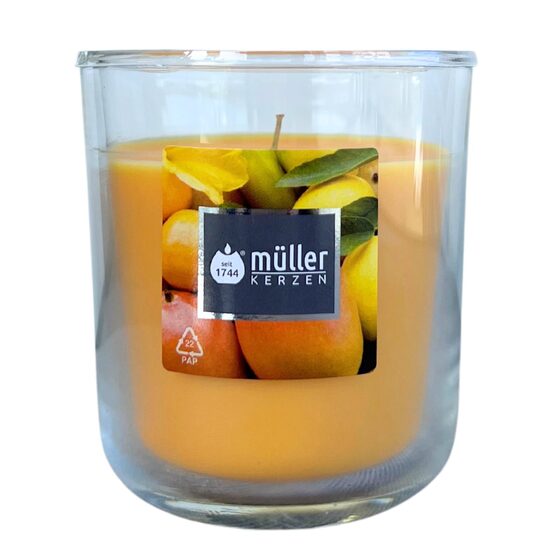 MULLER aromātiskā svece +/-30h, mango
