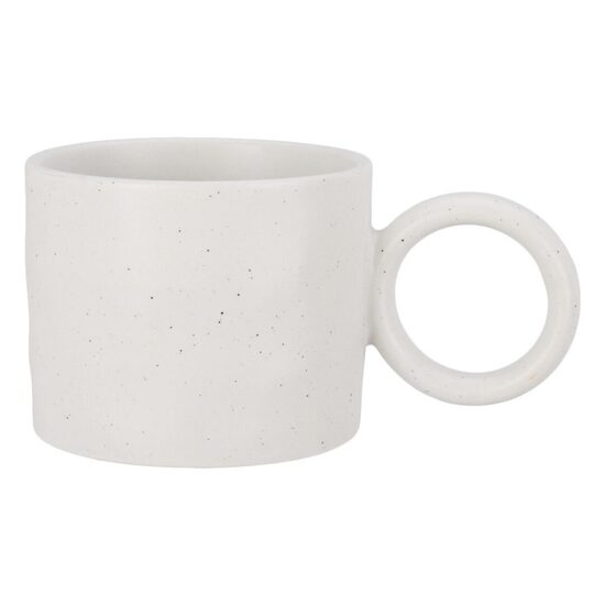 CIRCLE porcelāna krūze 370ml, balta