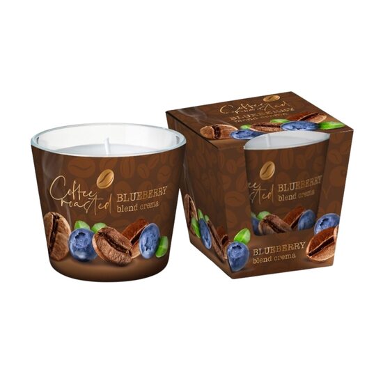 BARTEK "BLUEBERRY COFFEE" aromātiskā svece +/-30h