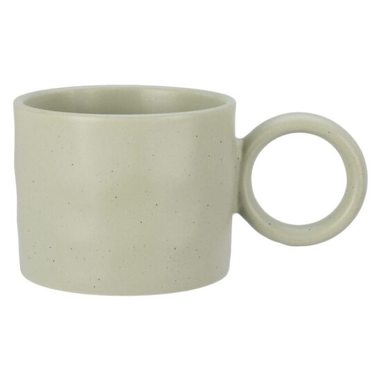 CIRCLE porcelāna krūze 370ml, zaļa