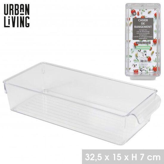 URBAN LIVING plastmasas ledusskapja organizators 32.5x15x7cm