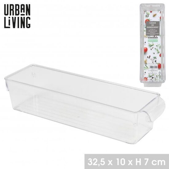 URBAN LIVING plastmasas ledusskapja organizators 32.5x10x7cm