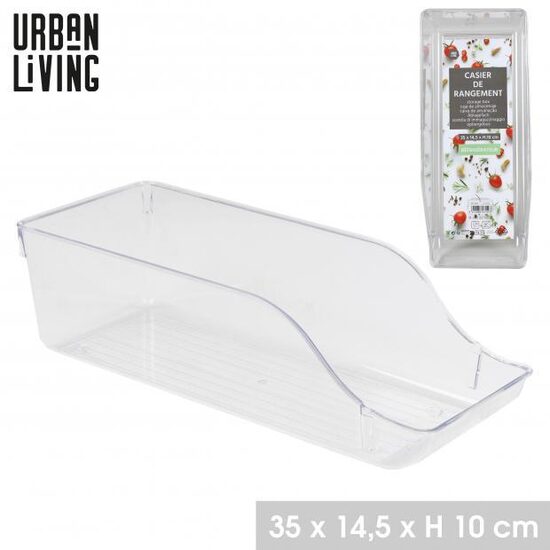 URBAN LIVING plastmasas ledusskapja organizators 35x14.5x10cm
