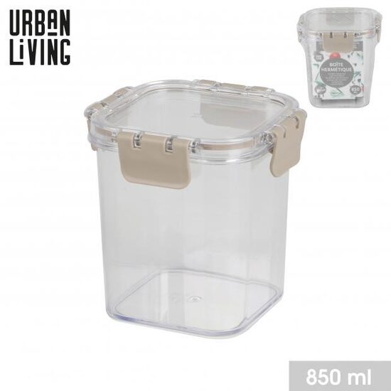 URBAN LIVING plastmasas uzglabāšanas trauks 850ml