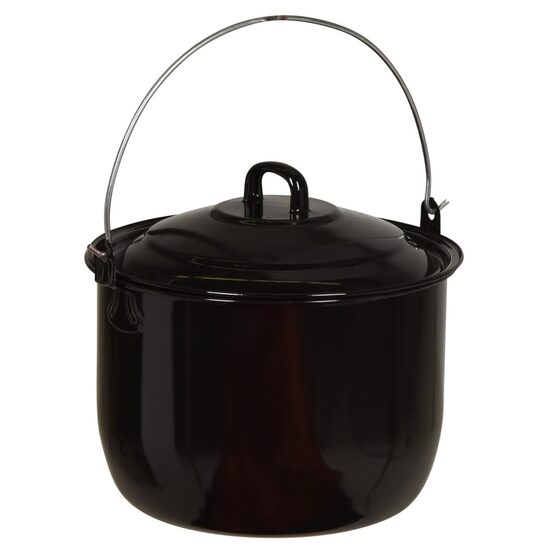 AMBIANCE āra zupas katls ar vāku ugunskuram, emaljas, 6.7L, d24cm