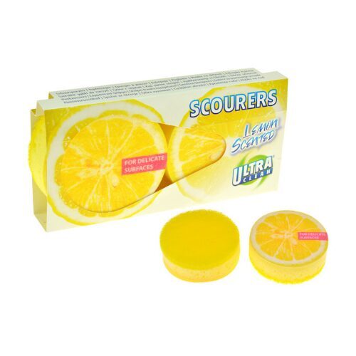 ULTRA CLEAN virtuves sūkļu komplekts , dzeltens