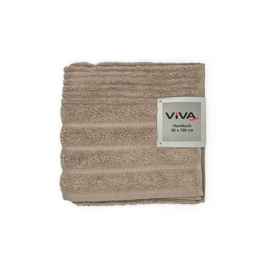 VIVA HOME "FIFI" vannas dvielis 50x100cm, 100% kokvilna, bēšs