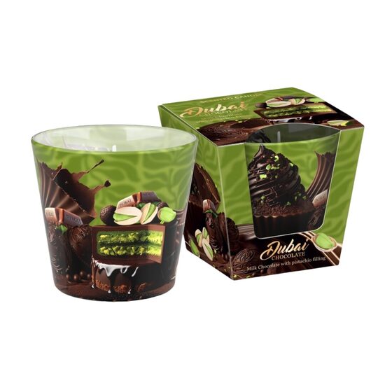 BARTEK "DUBAI CHOCOLATE" aromātiskā svece +/-30h