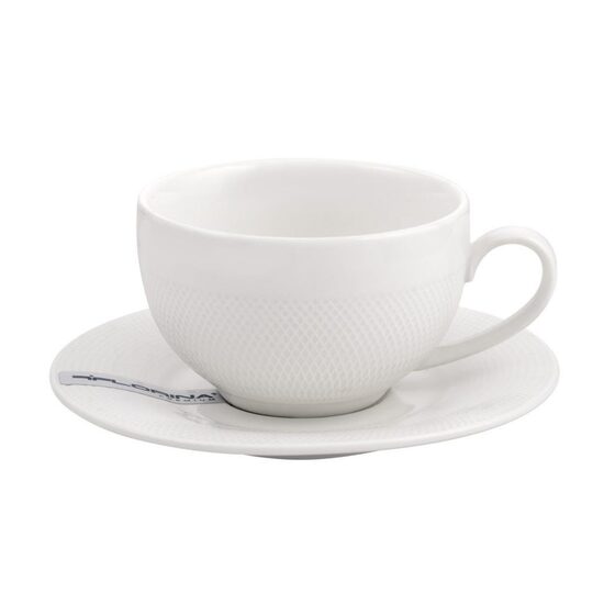 CORTINA porcelāna krūze ar apakštasīti 220ml
