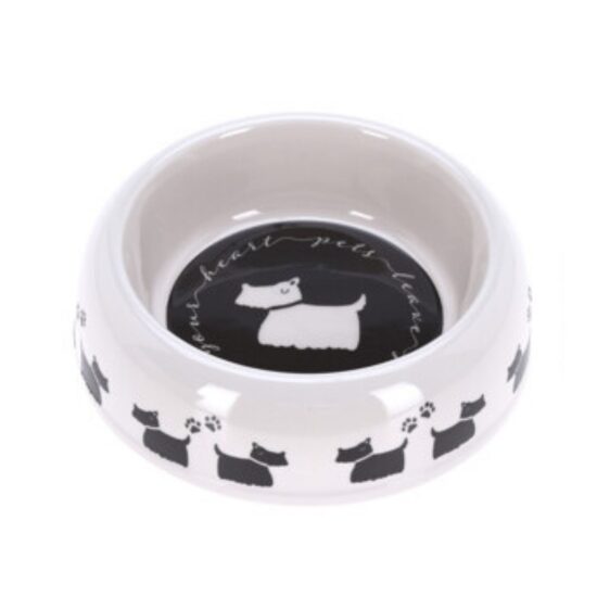 PETS barības bļoda 18x18x5cm "Dogs"