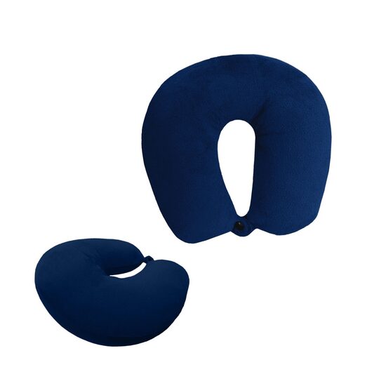 VIVA HOME ceļojumu kakla spilvens 32x31cm, zils